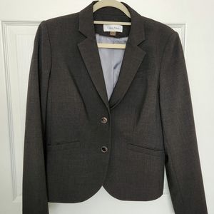 Calvin Klein Charcoal Blazer Size 10